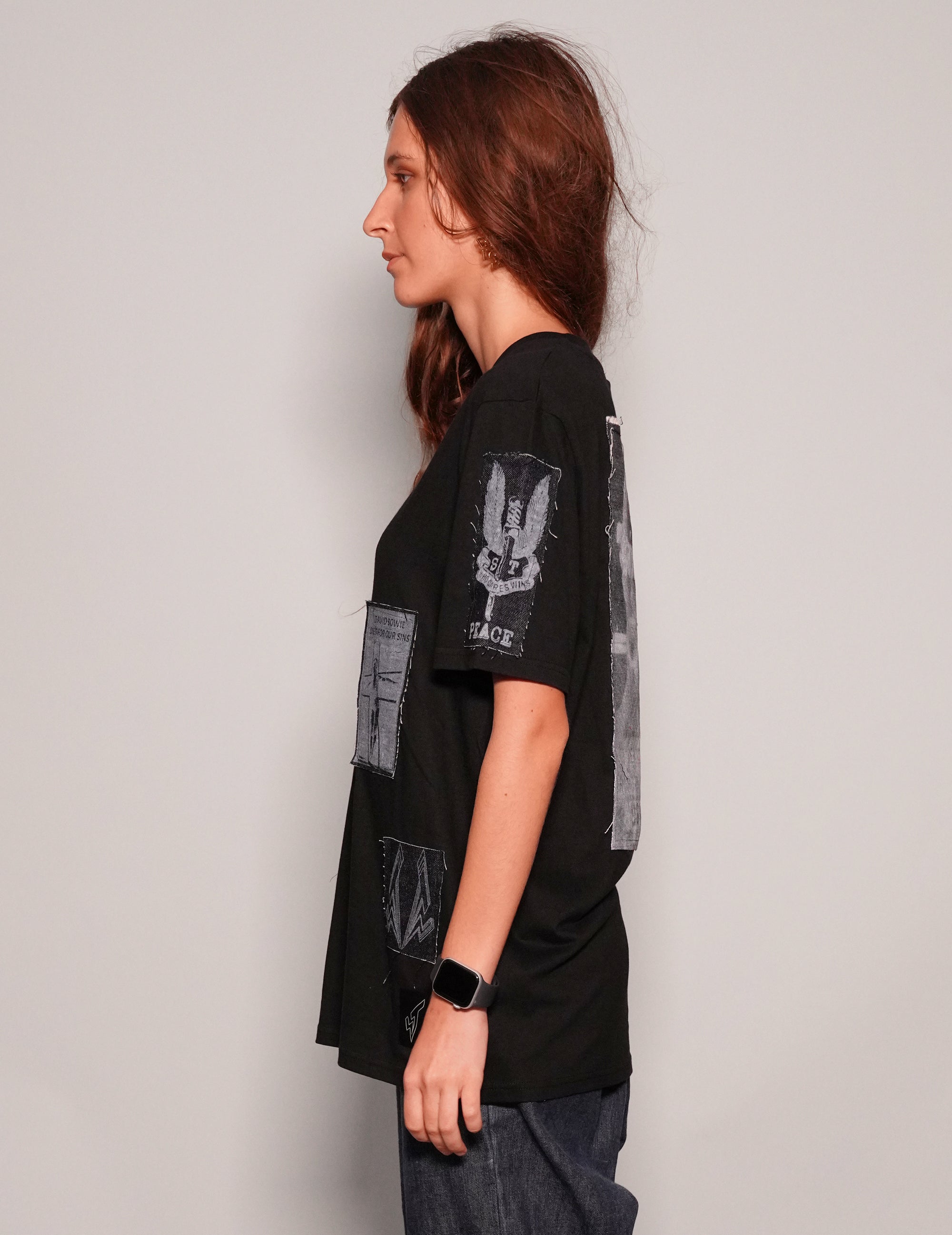 ST Patched Logo T-Shirt in Black