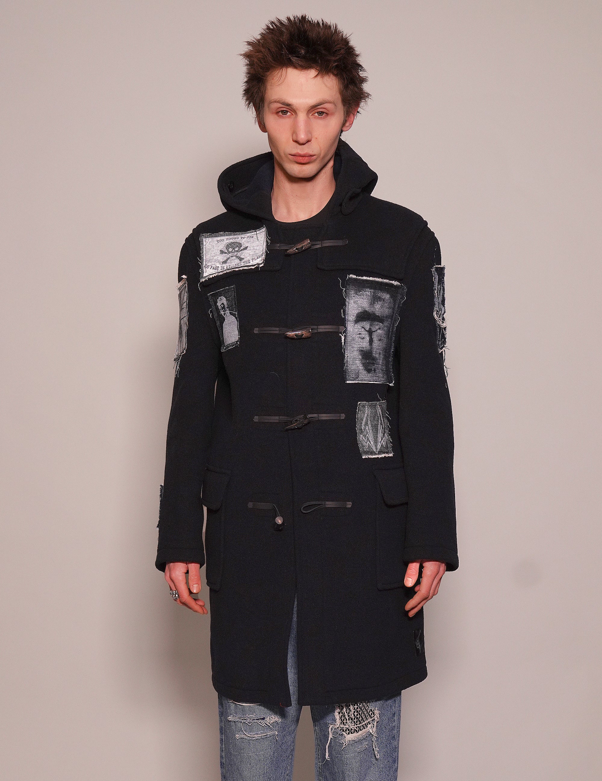 ST Patched Duffel Coat | Stuart Trevor