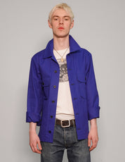 Cotton Workshirt in French Blue