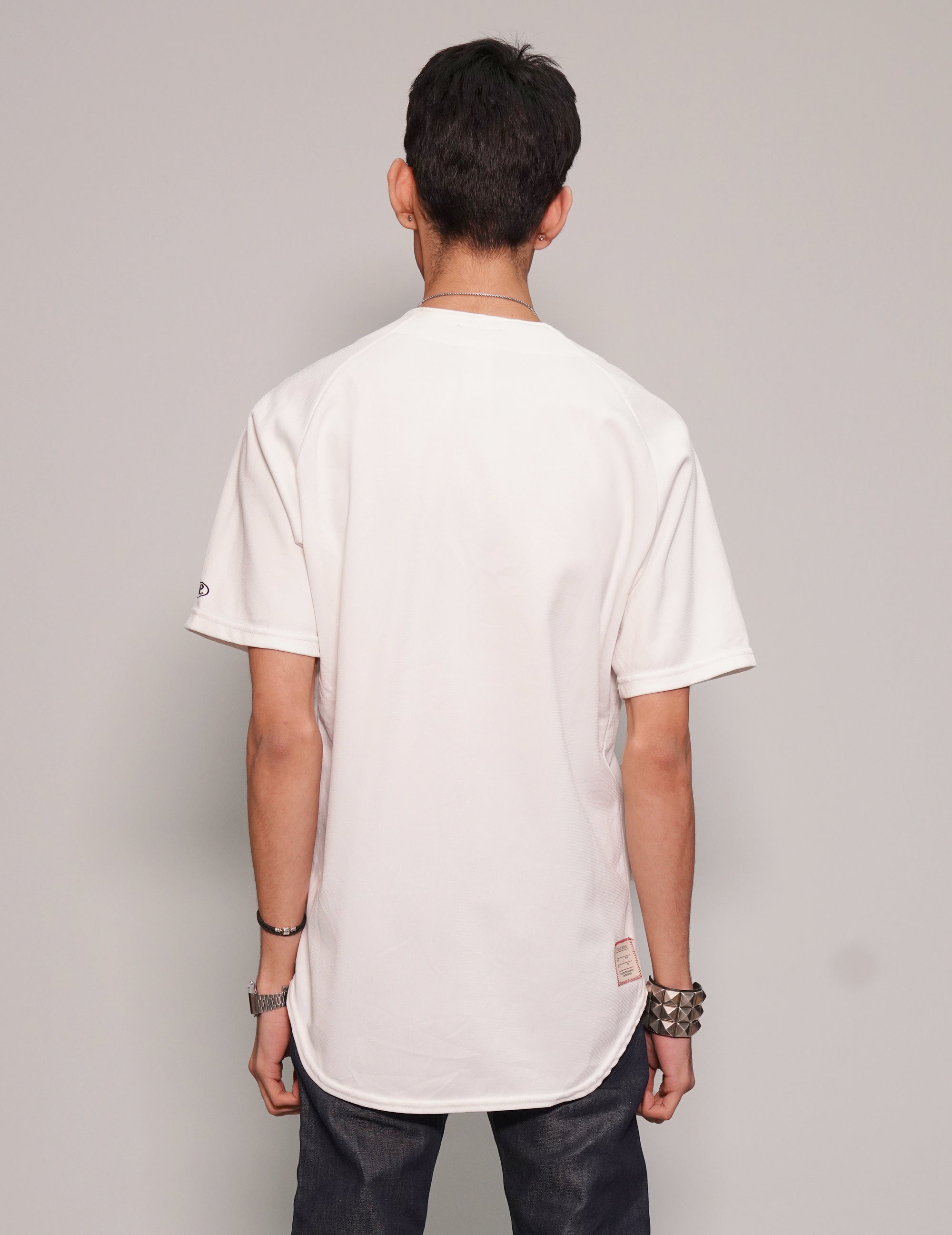 Men's Vintage Wrigley Baseball Jersey in White| Stuart Trevor