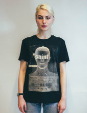 'Saint' T-Shirt in Black