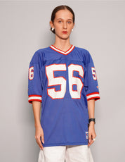 Women's Vintage Football Sports Jersey in Blue | Stuart Trevor