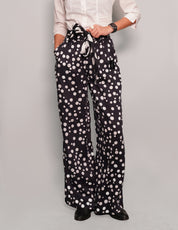 Women's Vintage Polka Dot Trousers in Black and White | Stuart Trevor
