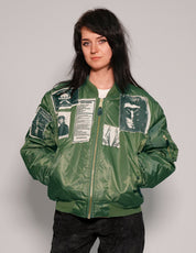 MA 1 Patched Bomber in Green