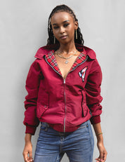 Classic Harrington Jacket in Burgundy
