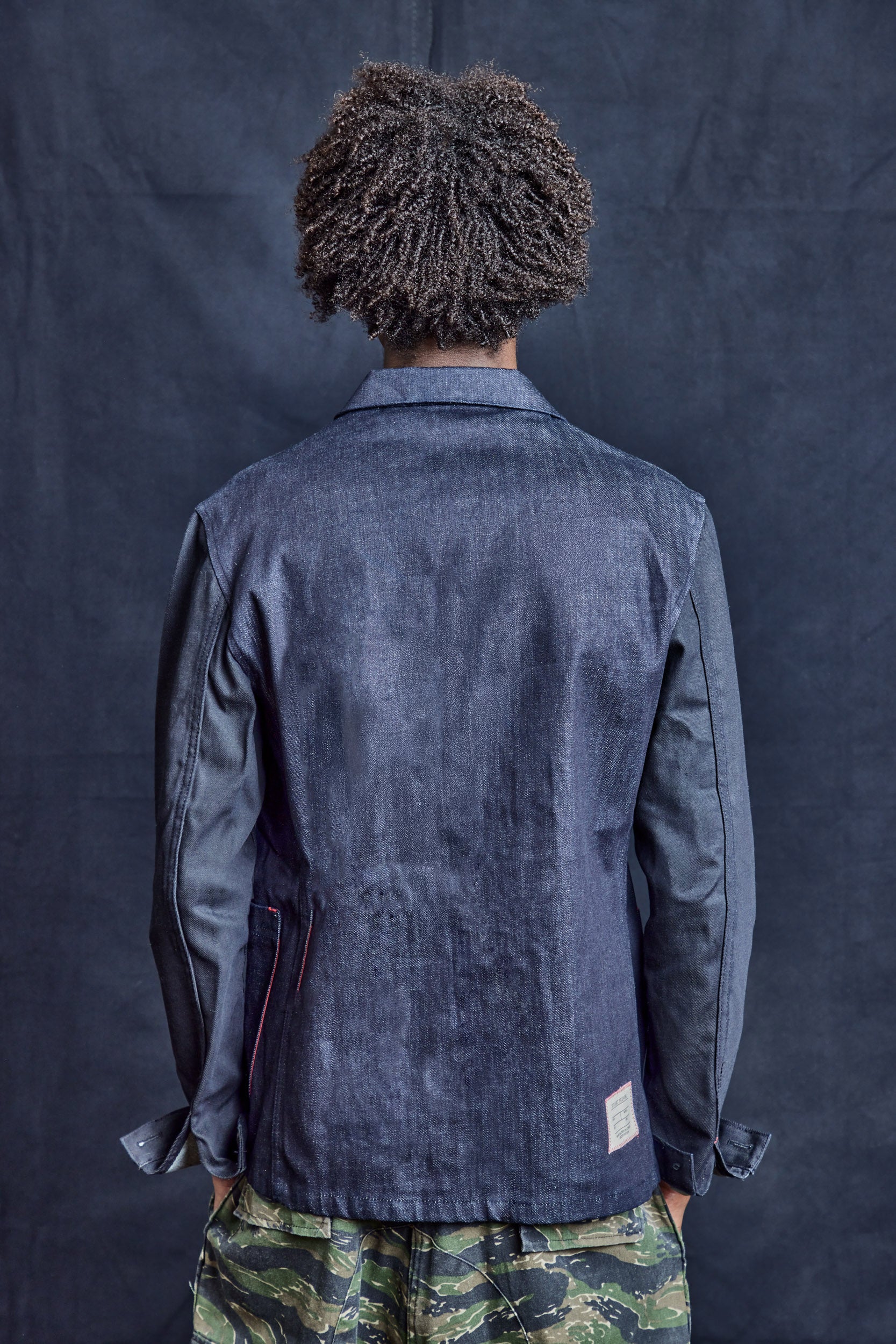 IMMORTAL – Jeansjacke mit Brustaufdruck