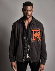 Orange vintage R Harrington