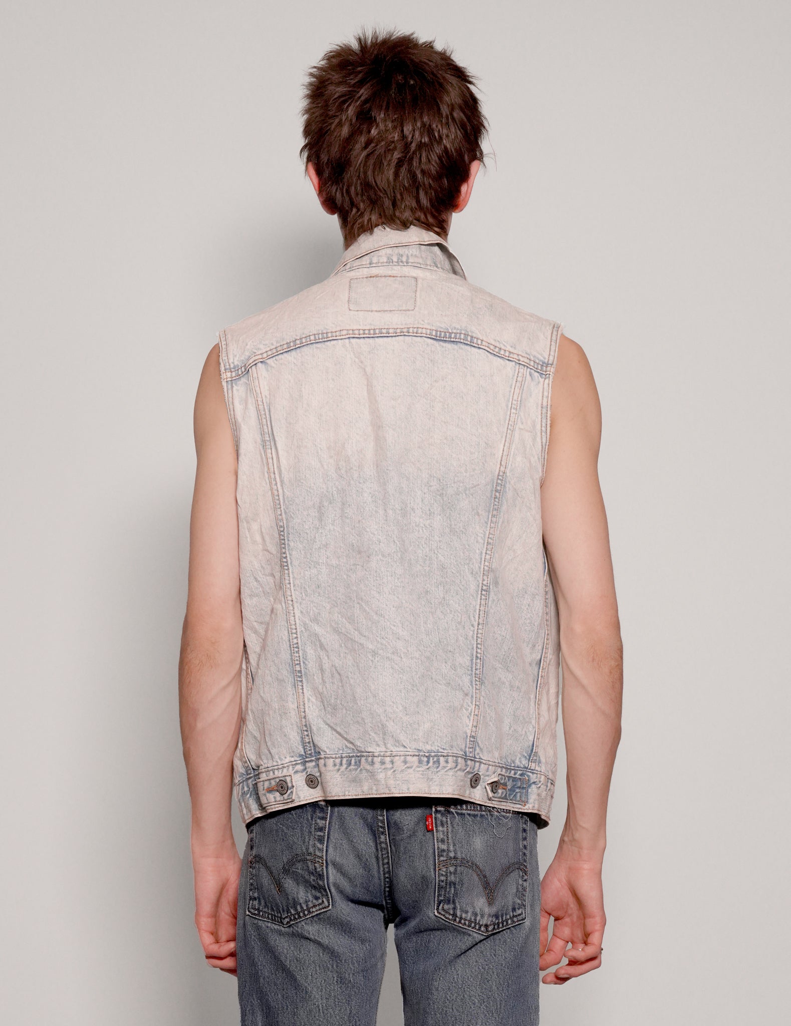 Men's Vintage Levi's Denim Vest Jacket | Stuart Trevor