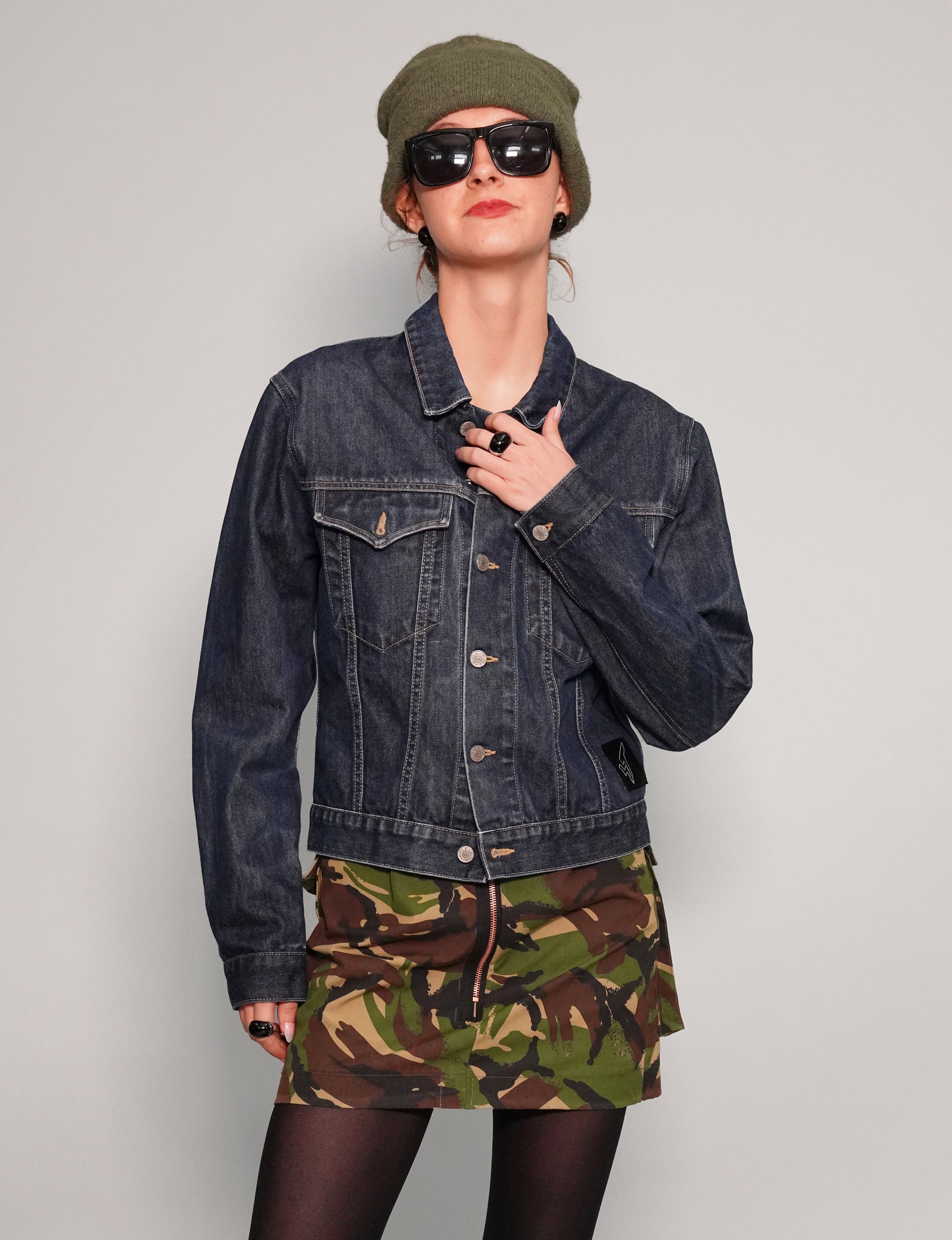 Women's Vintage Military Camo Mini Skirt | Stuart Trevor