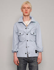 Cotton Workshirt in Baby Blue