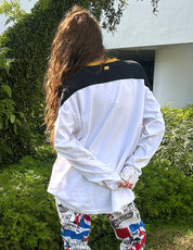 Women's Vintage NYC Sweatshirt in White | Stuart Trevor