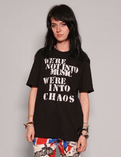 Women's Graphic T-Shirt with Sex Pistols Print in Black | Stuart Trevor