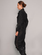 Women's Vintage Black Boiler Suit Overalls | Stuart Trevor