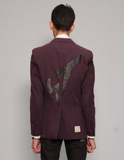 Men's Vintage Lanvin Blazer in Purple | Stuart Trevor