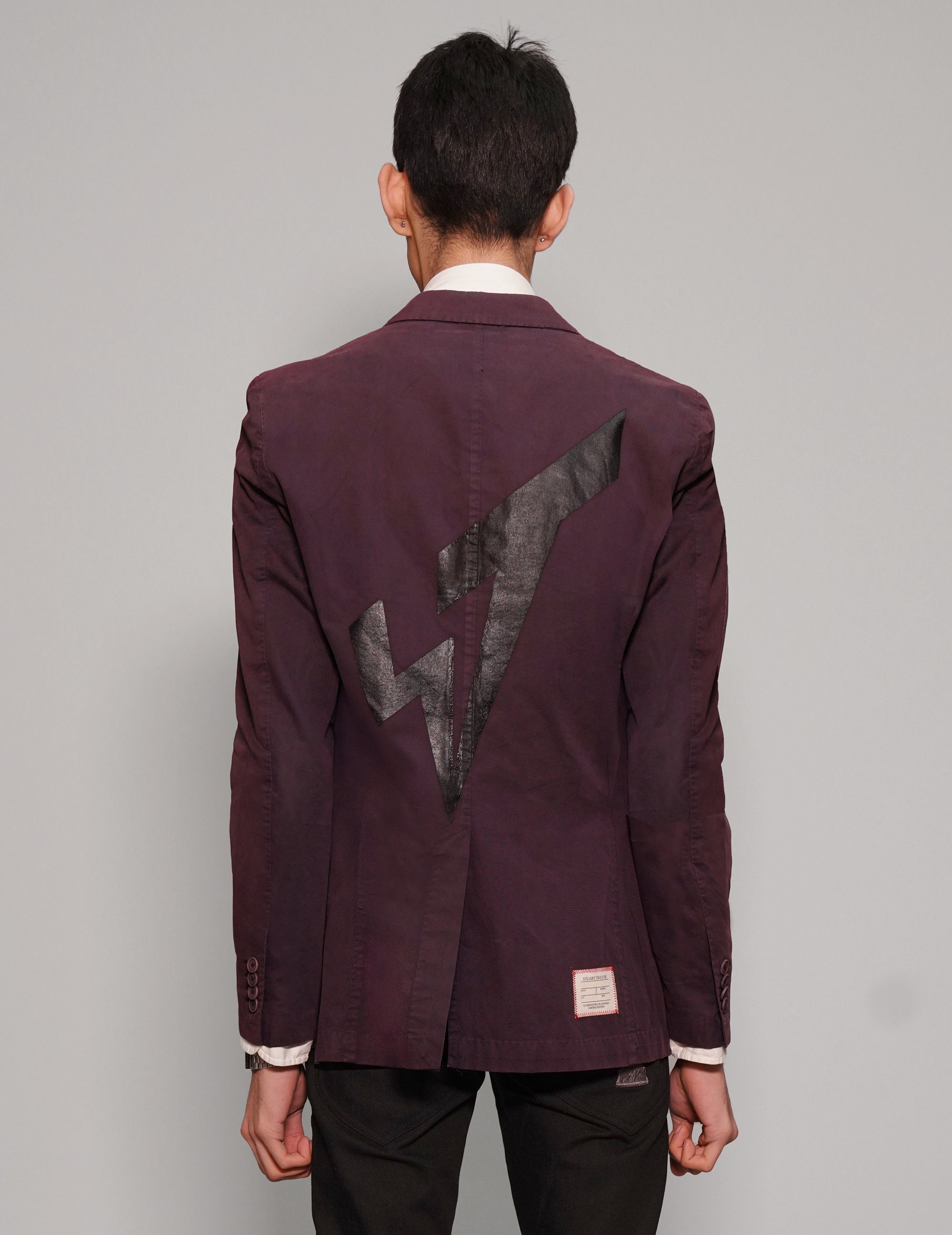 Men's Vintage Lanvin Blazer in Purple | Stuart Trevor
