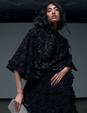 Sequinned Opera Cape