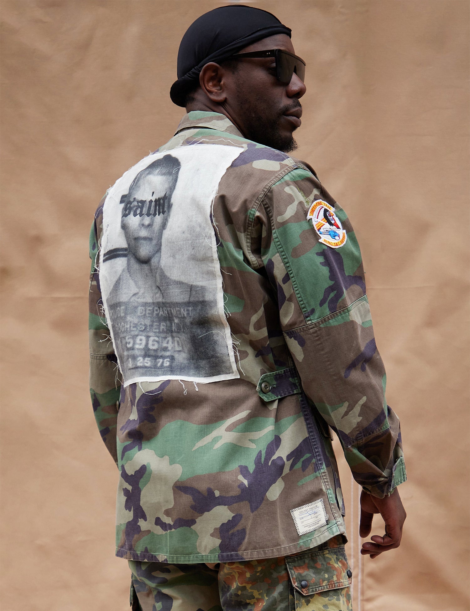 Mens Vintage Military Field Jacket in Khaki – Stuart Trevor