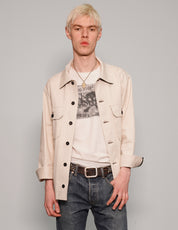 Cotton Workshirt in Ecru