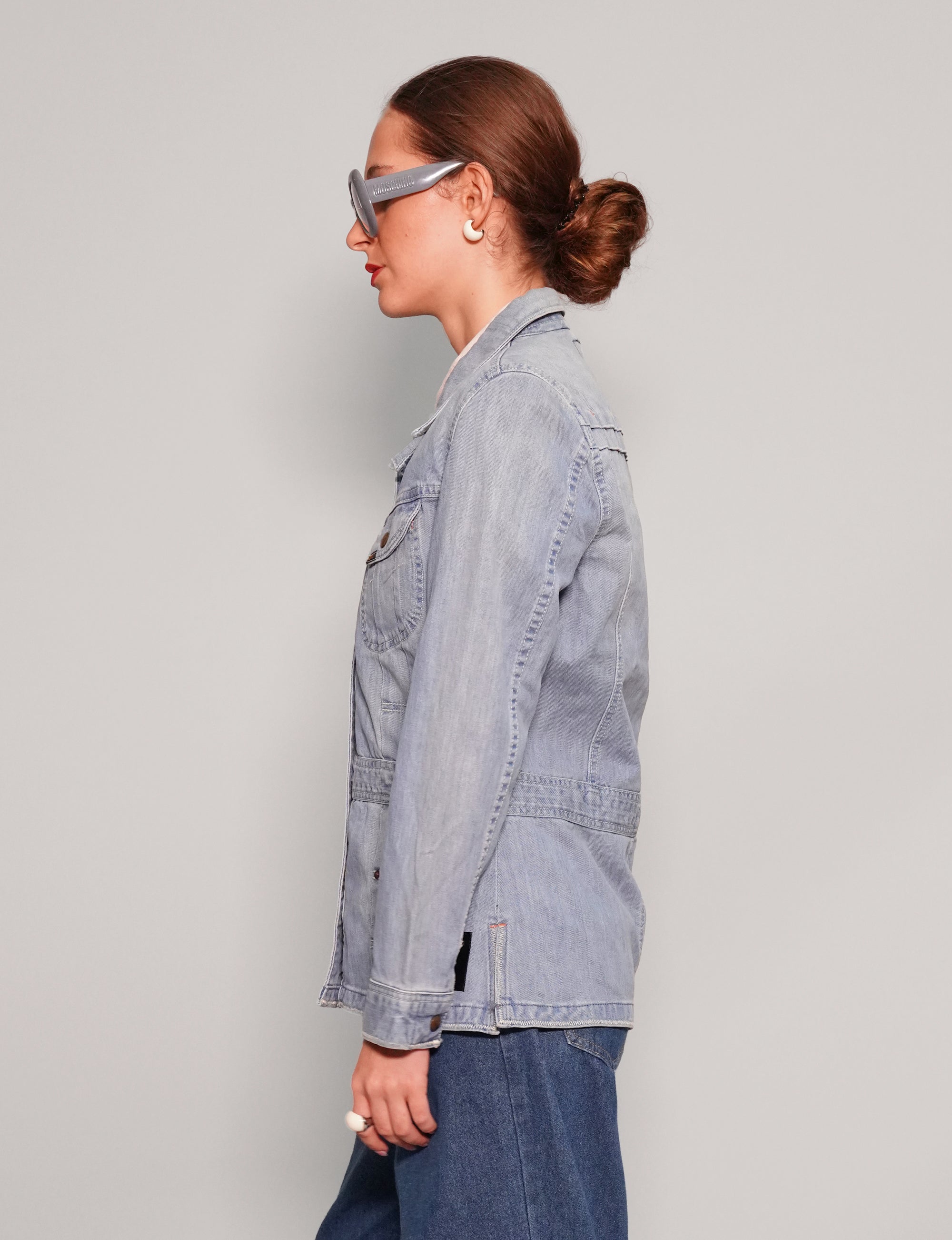 Women's Vintage Light Blue Denim Jacket | Stuart Trevor