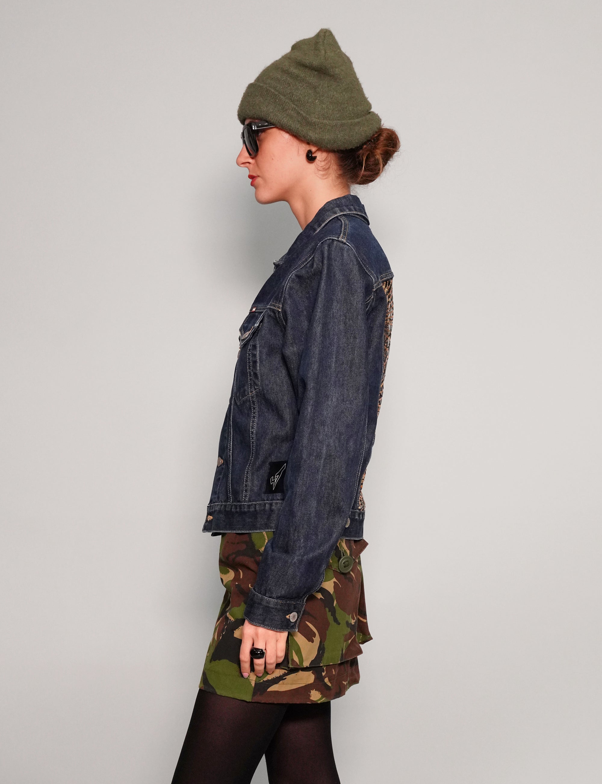Women's Vintage Military Camo Mini Skirt | Stuart Trevor