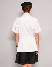 Women's Vintage Military RAF Shirt in White | Stuart Trevor