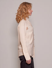 Women's Vintage Neck-Tie Blouse in Cream | Stuart Trevor
