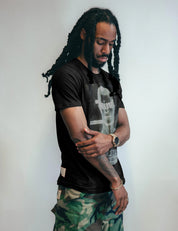 'Saint' T-Shirt in Black