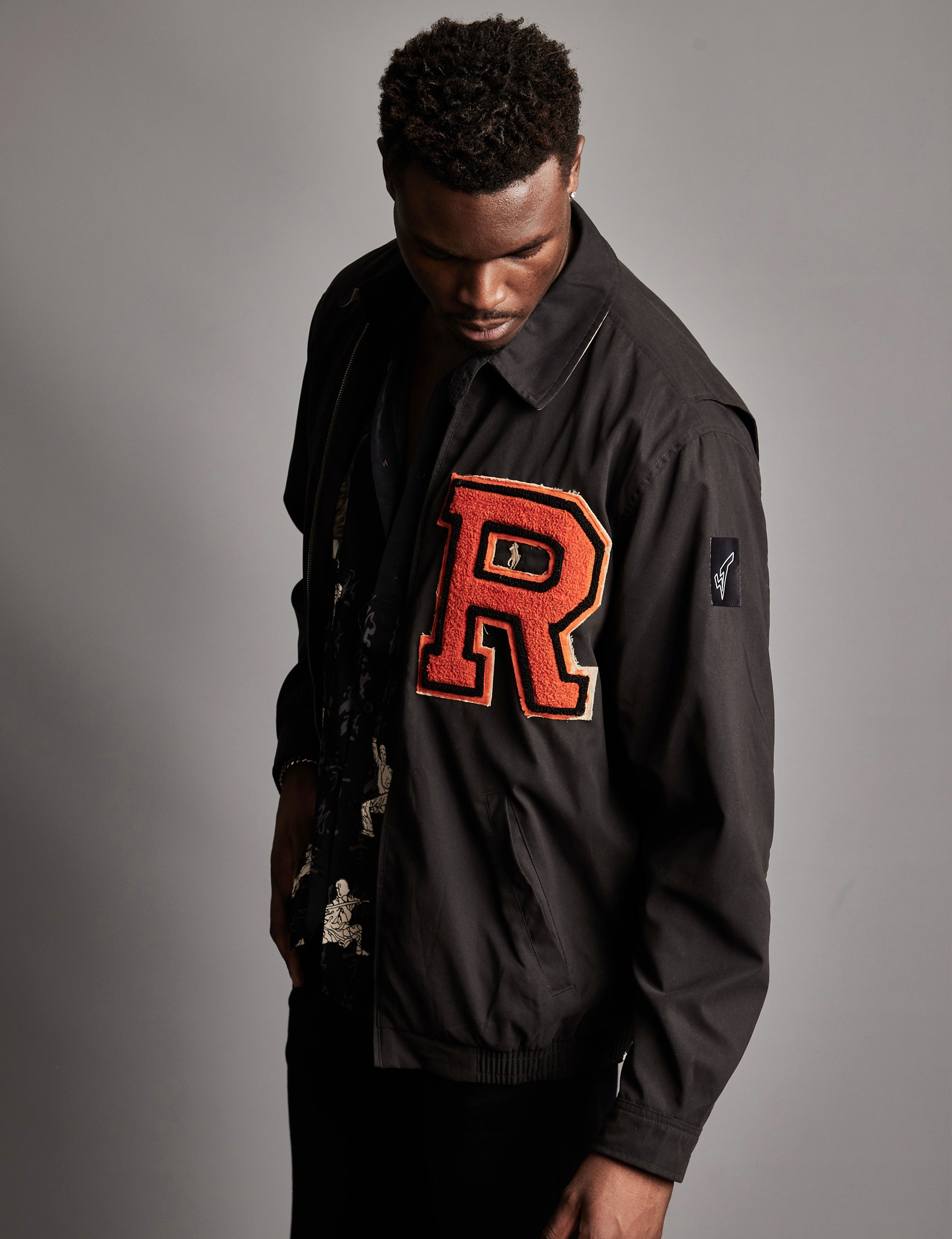 Orange vintage R Harrington