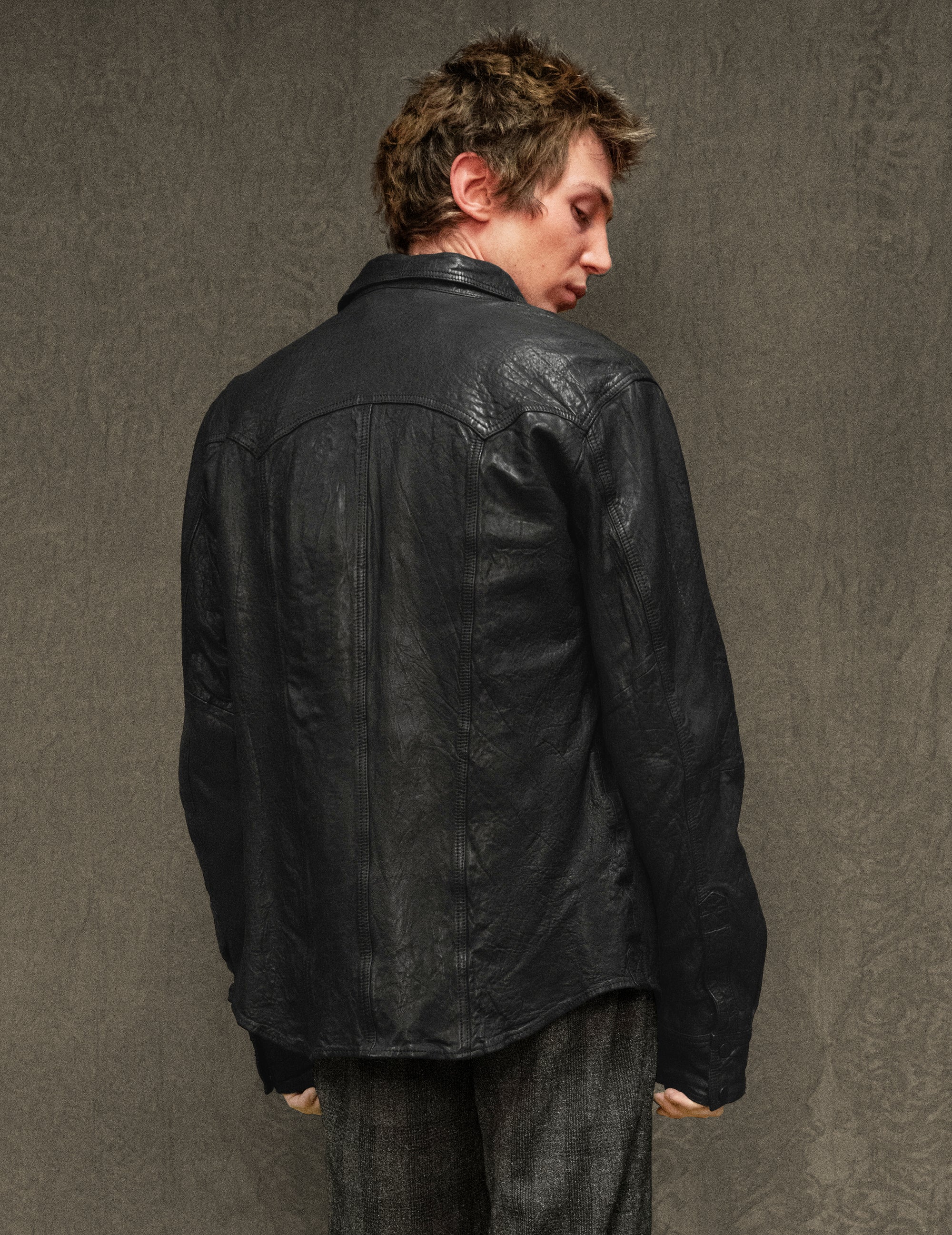 Immortal Leather Jacket in Black