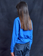 ST Aladdin Sane – Langärmliges Logo-T-Shirt in Blau