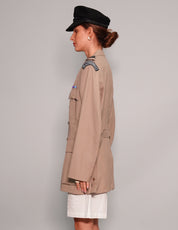 Women's Vintage Military RAF Blazer in Beige | Stuart Trevor