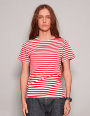 Women's Vintage Red Striped T-Shirt | Stuart Trevor
