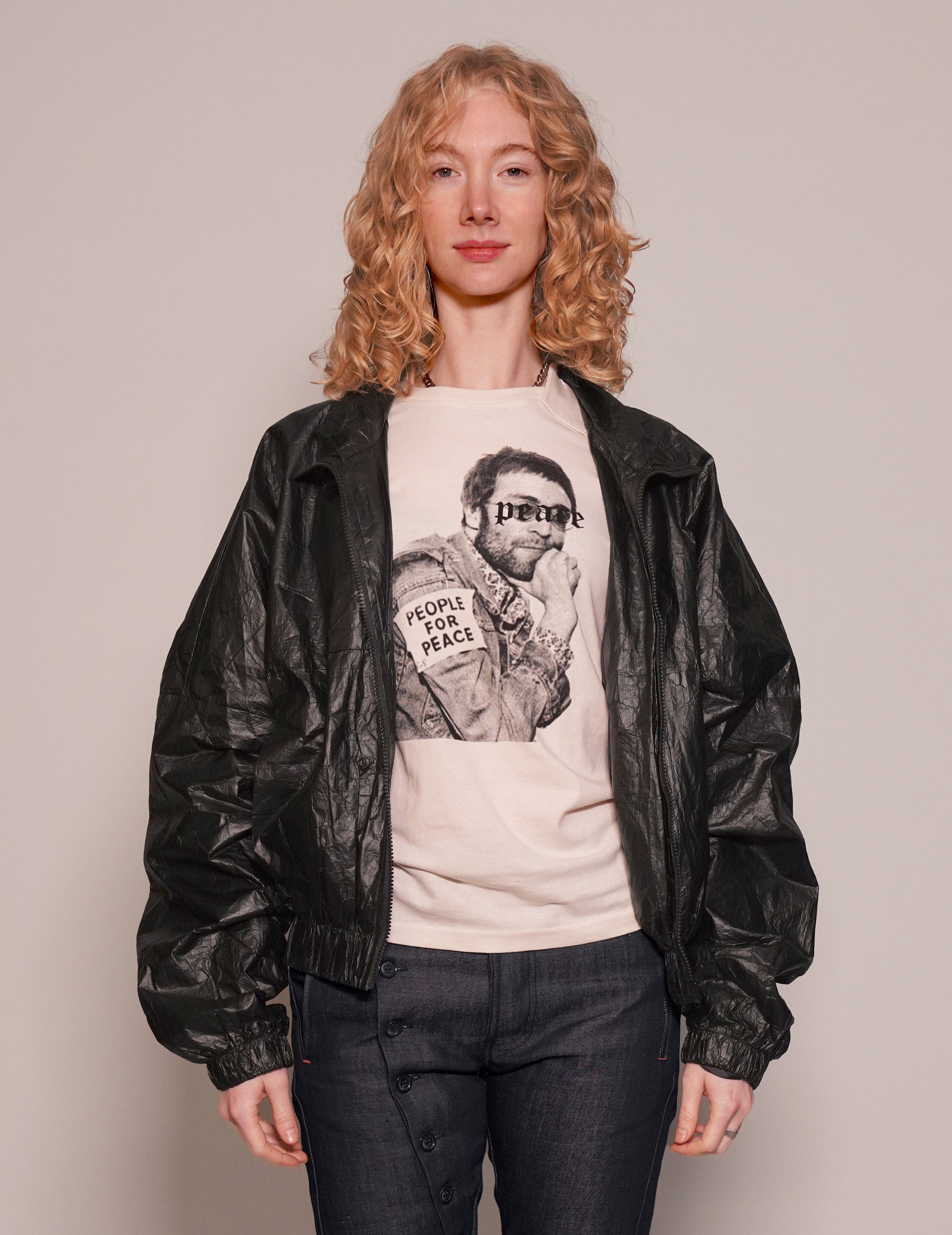 Women's Vintage Waterproof Bomber Jacket in Black | Stuart Trevor