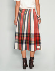 Long Tartan Skirt