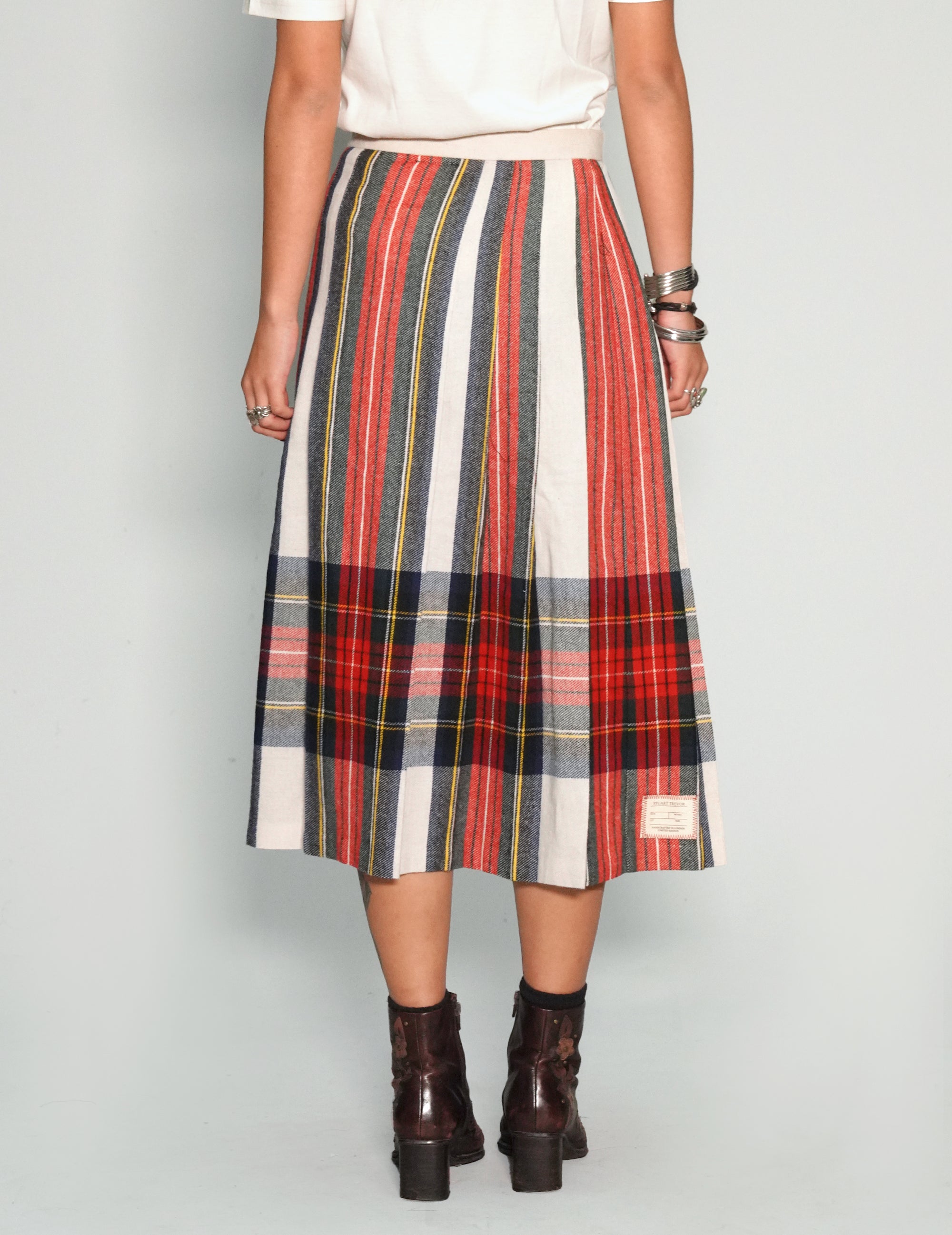 Long Tartan Skirt