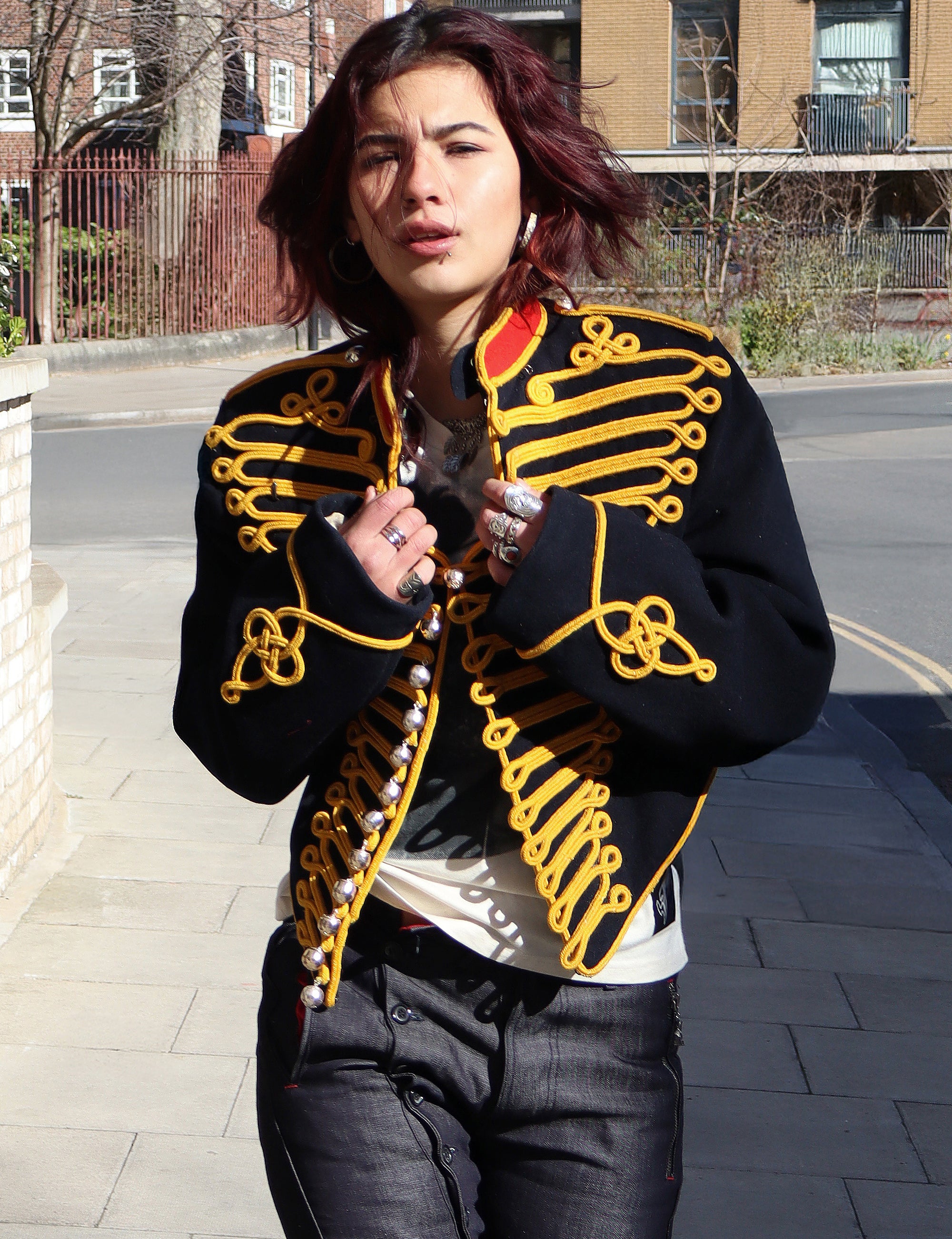 Men's Vintage Military Parade Jacket Jimi Hendrix | Stuart Trevor