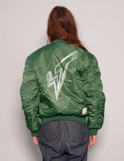 Women's MA-1 Bomber Jacket in Green | Stuart Trevor