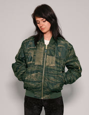 MA 1 Patched Bomber in Tiger Camo