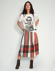 Long Tartan Skirt