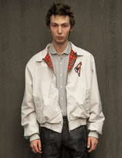 Classic Harrington Jacket in Off White/Bone