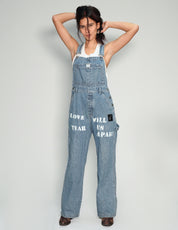 'Love Will Tear Us Apart' Dungarees