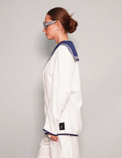 Women's Vintage Royal Navy Sailor Shirt in White | Stuart Trevor