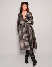 Women's Vintage Gingham Check Midi Dress | Stuart Trevor