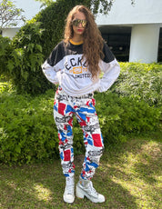 Women's Vintage NYC Sweatshirt in White | Stuart Trevor