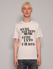 Men's Graphic T-Shirt with Sex Pistols Print in White | Stuart Trevor