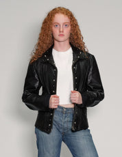 Leather Studded Jacket