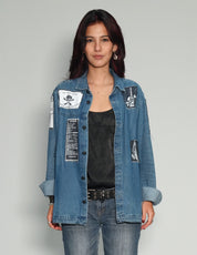 Denim Patched Shirt