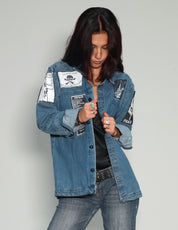 Denim Patched Shirt
