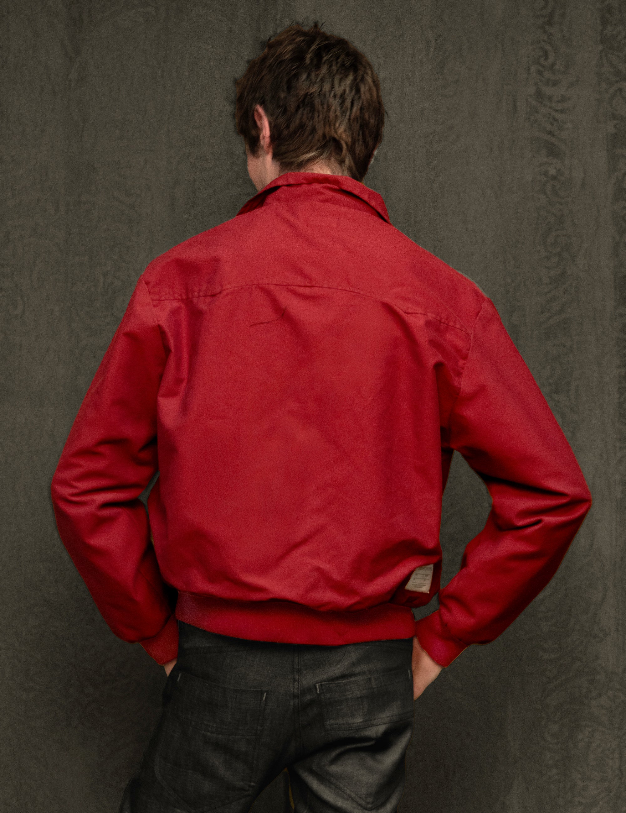 Veste Harrington classique en rouge