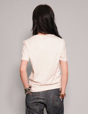 T-shirt F*ck Fast Fashion écru